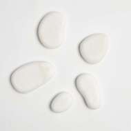 Picture of S/5 RIVER ROCKS-WHITE