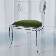 Picture of KLISMOS ACRYLIC CHAIR-EMERALD GREEN