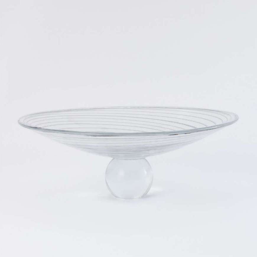 Picture of SPIRAL STRIPE PALACE FOOTED BOWL