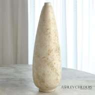 Picture of BUBBLE PEAR SHAPE VASE-IVORY