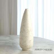 Picture of BUBBLE PEAR SHAPE VASE-IVORY