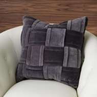 Picture of WOVEN PILLOW-GREY