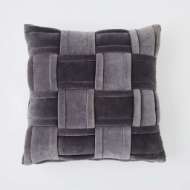 Picture of WOVEN PILLOW-GREY