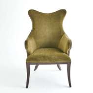 Picture of EVELYN CHAIR-MOSS VELVET