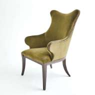 Picture of EVELYN CHAIR-MOSS VELVET