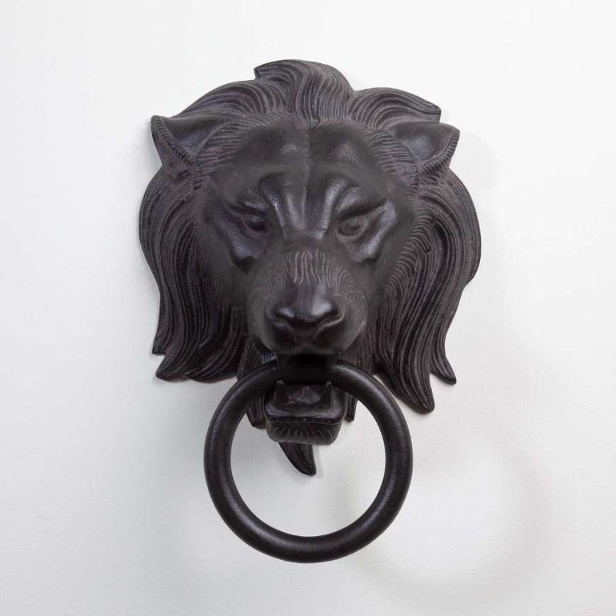 Picture of LION HEAD DOOR KNOCKER-BRONZE