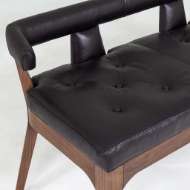 Picture of MODERNO BENCH-BLACK MARBLE LEATHER