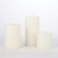 Picture of 3 WICK PILLAR CANDLE-UNSCENTED-6"