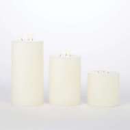 Picture of 3 WICK PILLAR CANDLE-UNSCENTED-6"