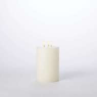 Picture of 3 WICK PILLAR CANDLE-UNSCENTED-6"