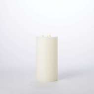 Picture of 3 WICK PILLAR CANDLE-UNSCENTED-6"