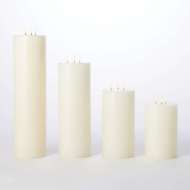 Picture of 3 WICK PILLAR CANDLE-UNSCENTED-5"