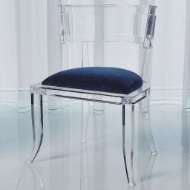 Picture of KLISMOS ACRYLIC CHAIR-ADMIRAL BLUE