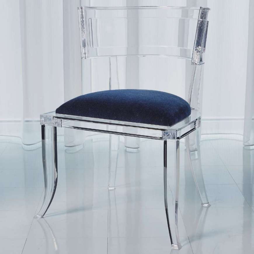 Picture of KLISMOS ACRYLIC CHAIR-ADMIRAL BLUE