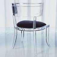 Picture of KLISMOS ACRYLIC CHAIR-ADMIRAL BLUE