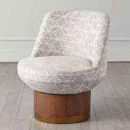 Picture of BRADO ROUND SWIVEL CHAIR-STONE