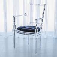 Picture of MARILYN ACRYLIC ARM CHAIR-ADMIRAL BLUE