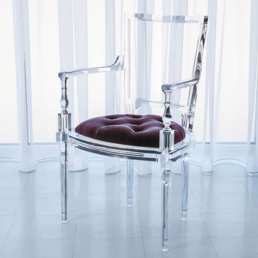 Picture of MARILYN ACRYLIC ARM CHAIR-SULTANA-LAVENDER