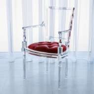 Picture of MARILYN ACRYLIC ARM CHAIR-RED PEPPER