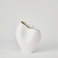 Picture of HORN VASE-MATTE WHITE