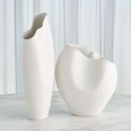 Picture of HORN VASE-MATTE WHITE