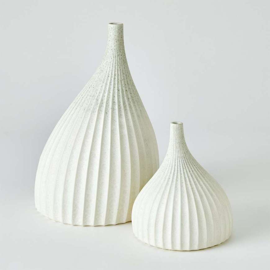 Picture of DEWDROP VASES-WHITE