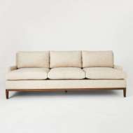 Picture of LAGUNA SOFA-NATURAL WOOD-MUSLIN