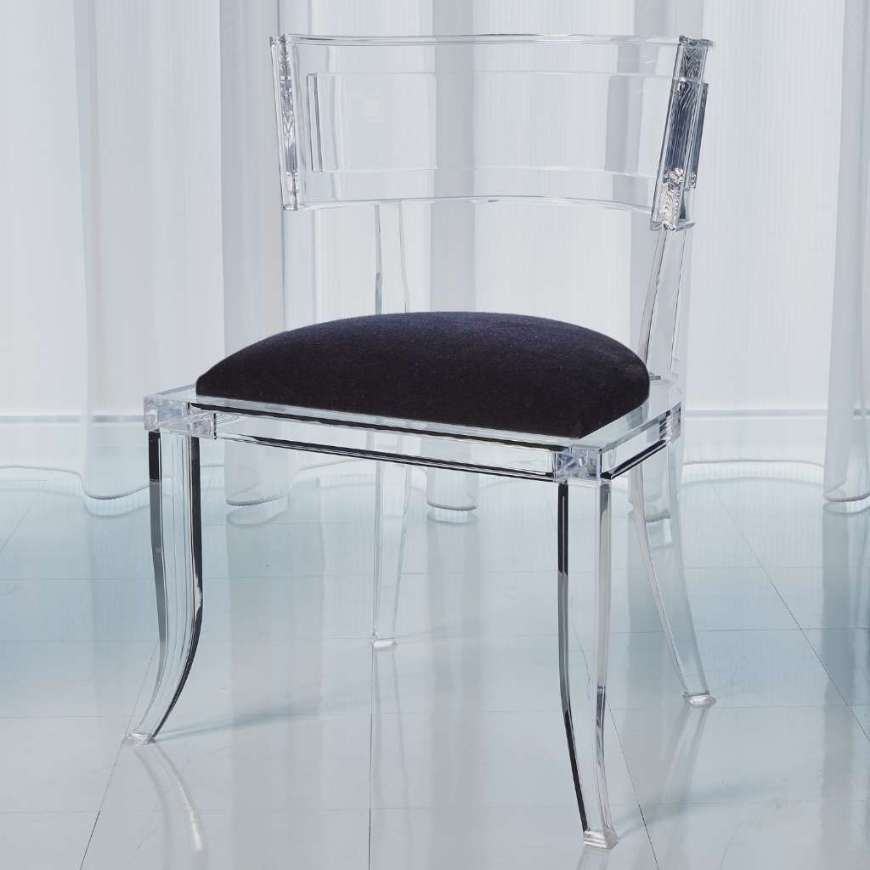 Picture of KLISMOS ACRYLIC CHAIR-BLACK