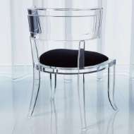 Picture of KLISMOS ACRYLIC CHAIR-BLACK