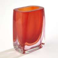 Picture of BOREALIS VASE-BURGUNDY