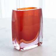 Picture of BOREALIS VASE-BURGUNDY