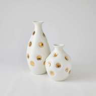 Picture of DIMPLES VASE-WHITE