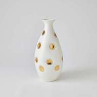 Picture of DIMPLES VASE-WHITE