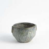 Picture of PINCH POT PLANTER-REACTIVE SEAFOAM