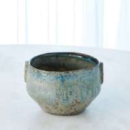 Picture of PINCH POT PLANTER-REACTIVE SEAFOAM