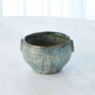 Picture of PINCH POT PLANTER-REACTIVE SEAFOAM