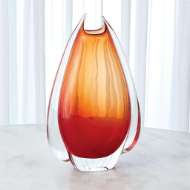 Picture of FIN VASE-CINNABAR