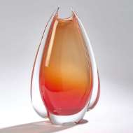 Picture of FIN VASE-CINNABAR