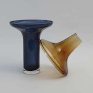 Picture of AMBER / COBALT VASE