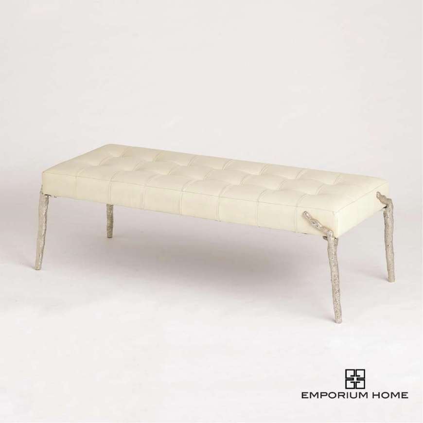 Picture of BRISTOL BRANCH BENCH-MILK LEATHER