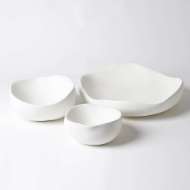 Picture of ORGANIC ROUND BOWLS - MATTE WHITE