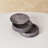 Picture of ALABASTER SWIVEL BOX-GREY