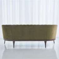 Picture of CHANNEL BACK SOFA-MOSS VELVET