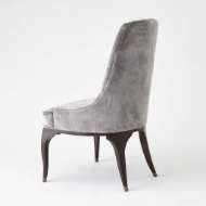 Picture of CHANNEL TUFTED DINING CHAIR-GARGOYLE