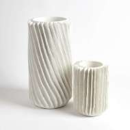 Picture of RADIATOR SWIRL VASES-MATTE WHITE