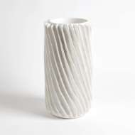 Picture of RADIATOR SWIRL VASES-MATTE WHITE