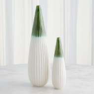 Picture of FURROW TAPER VASES-EMERALD