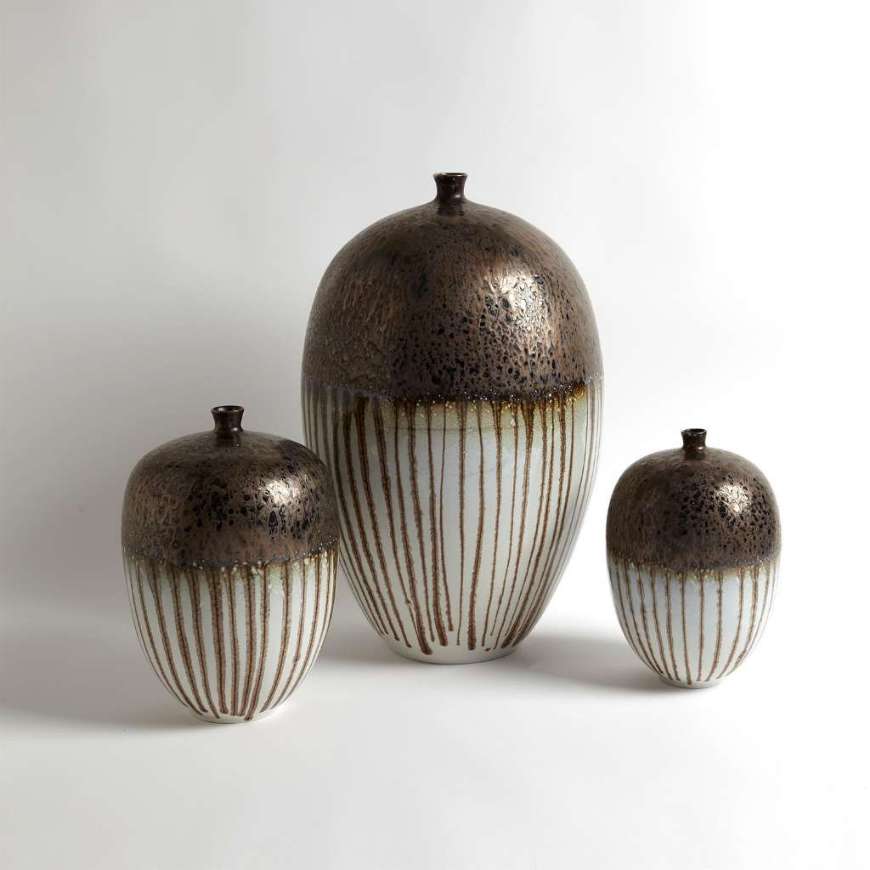 Picture of REACTIVE BRONZE STRIPE VESSELS