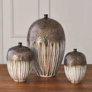 Picture of REACTIVE BRONZE STRIPE VESSELS