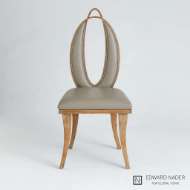 Picture of ADELAIDE CHAIR-GREY LEATHER